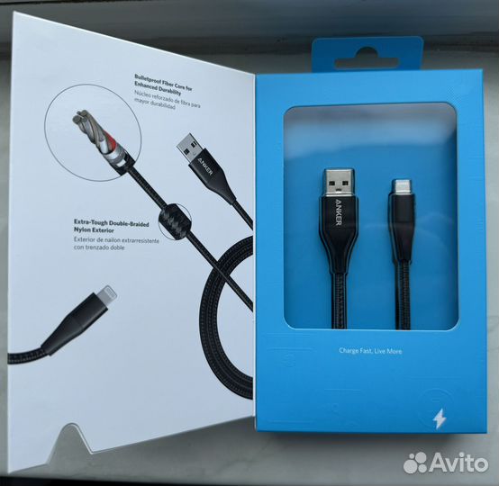 Кабель Lightning (Anker PowerLine+ II, A8452)