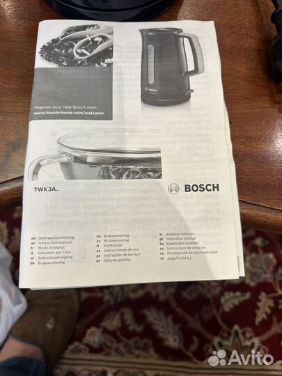 Чайник электрический bosch новый