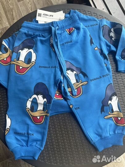 Костюм Zara с Дональдом р.92,98,104,110,116