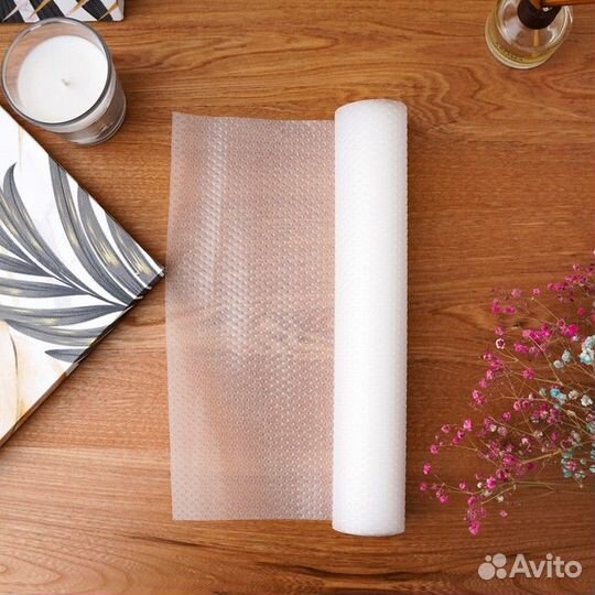 Коврик противоскользящий Доляна «Круги», 30150 см