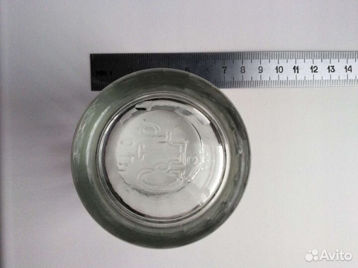 Стакан стекло 1920 г, клеймо С. Т. Ь, 0.1л