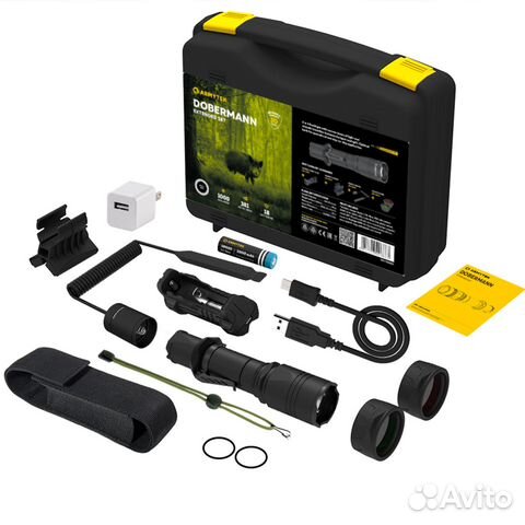 Фонарь для охоты armytek dobermann extended SET