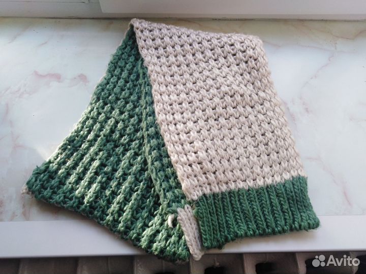 Теплый шарф