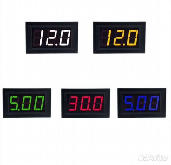 Цифровые вольтметры постоянного тока 0-30 Вольт