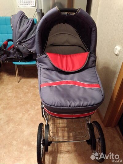 Коляска 2 в 1 Adbor Marsel Classic Grey