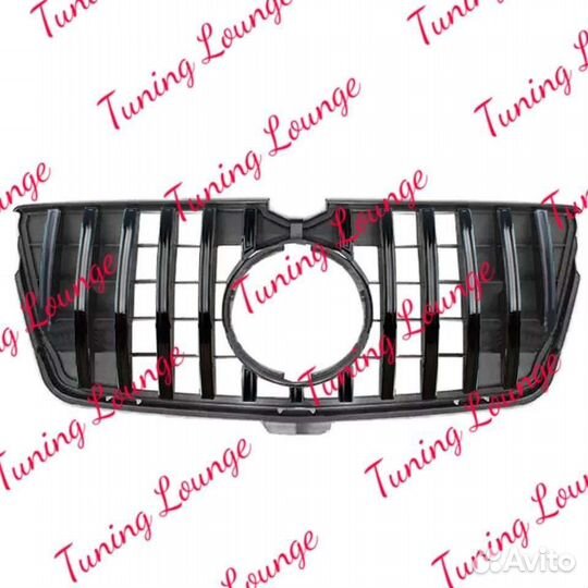 Решетка радиатора на Mercedes GL X164 чёрная