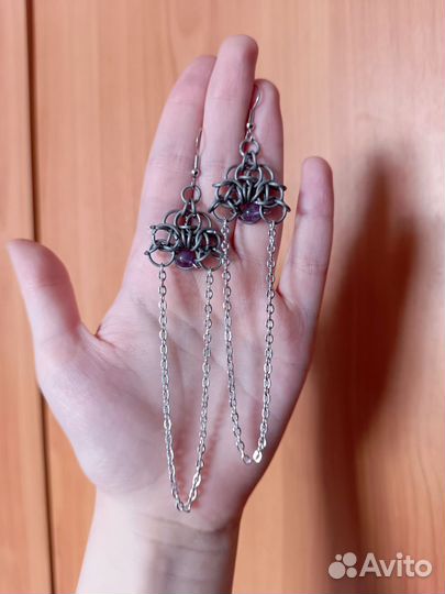 Кольчужные серьги