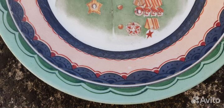 Агитационный фарфор И.В Сталин ордена Хайта РСФСР