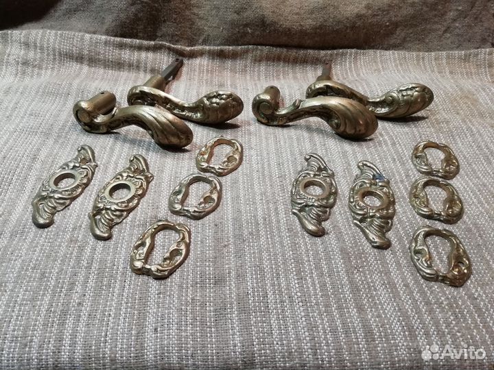 Дверная ручка литьё Латунь СССР