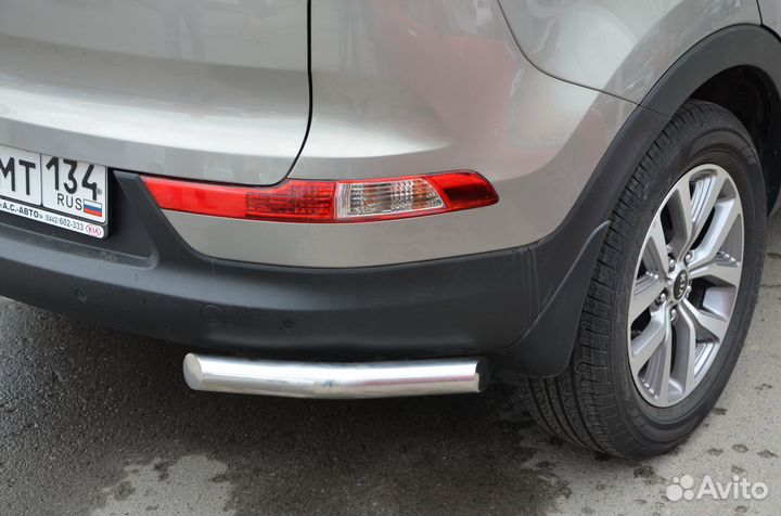 KIA Sportage 2010 Защита заднего бампера угловая