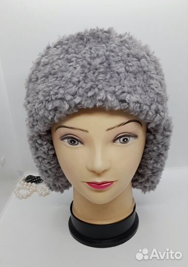 Шапка ушанка женская