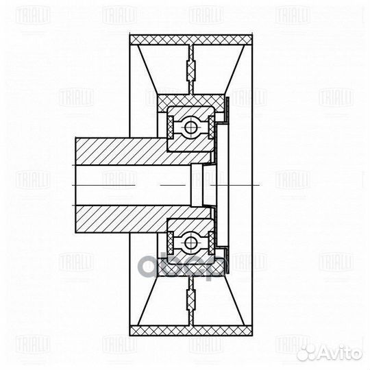 Ролик привод. ремня для а/м Ford Transit (06)