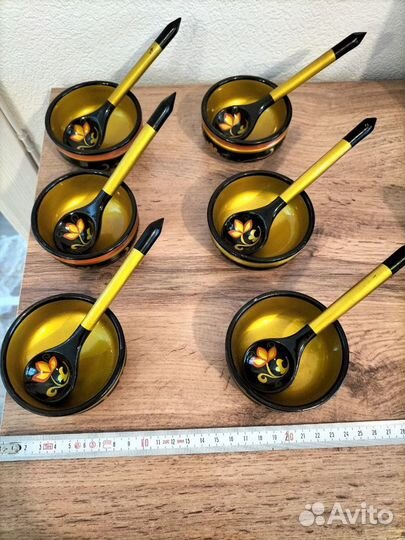 Розетки ложки для меда варенья хохлома