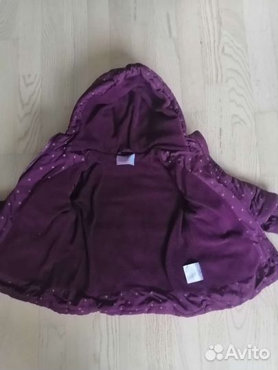 Куртка еврозима для девочки р. 86