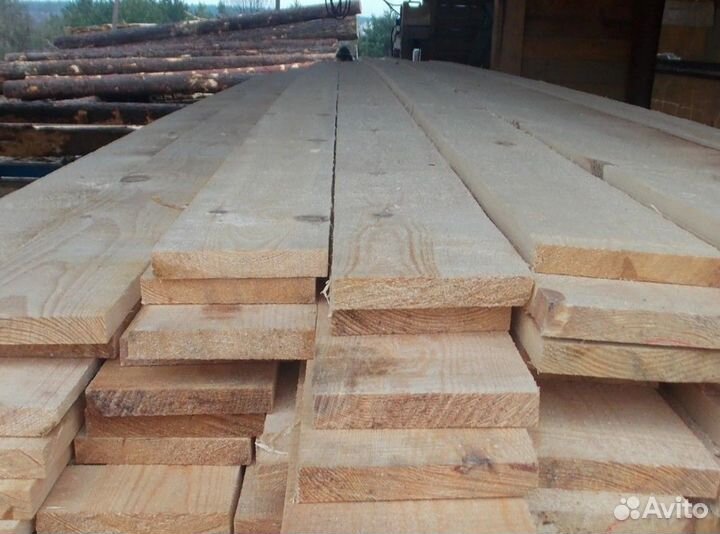 Доска обрезная естественной влажности