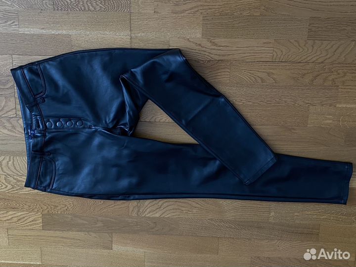 Брюки из экокожи