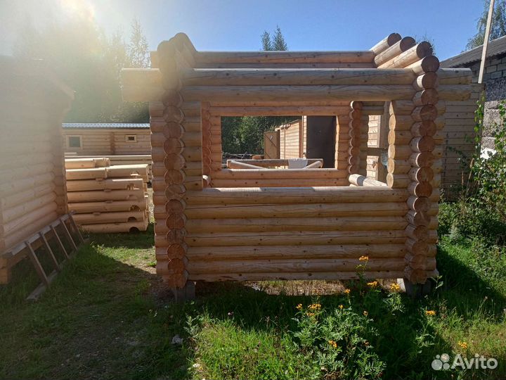 Беседка из сруба