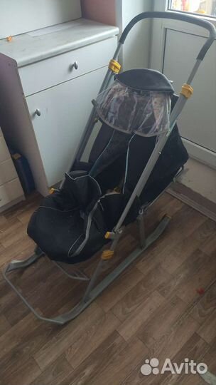 Санки коляска ника