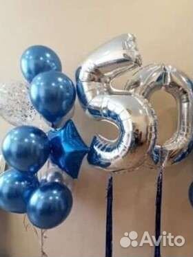 Надувание шариков латексных и фольгированных