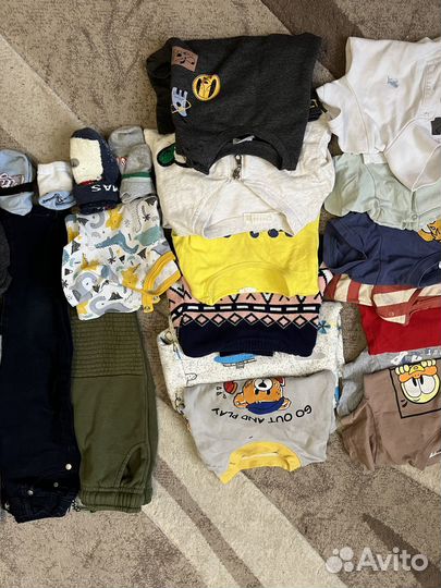 Вещи пакетом на мальчика 86р