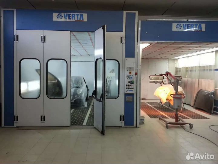 Монтаж, демонтаж покрасочной камеры