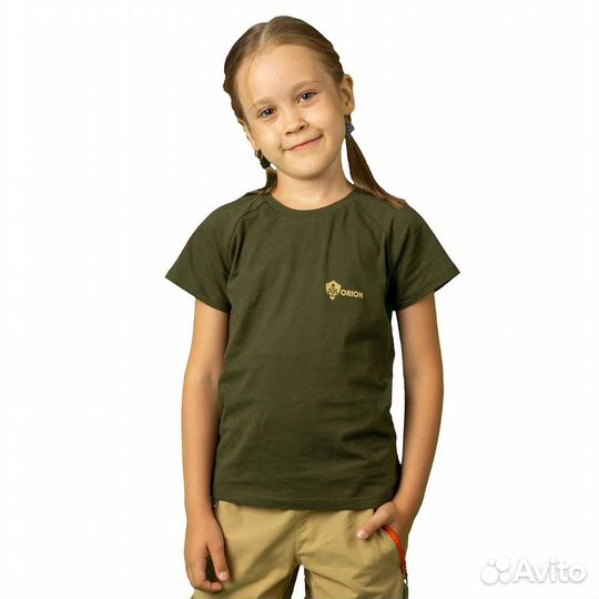 58270 Футболка детская Classic Kids, хлопок, хаки