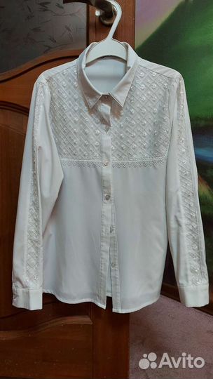 Нарядные блузки в школу 158-164