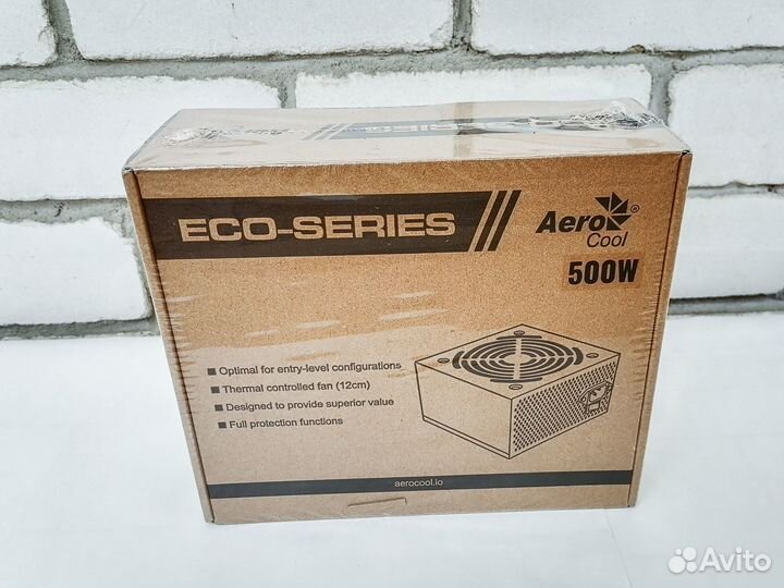 Блок питания AeroCool 500 W (новый в целлофане)