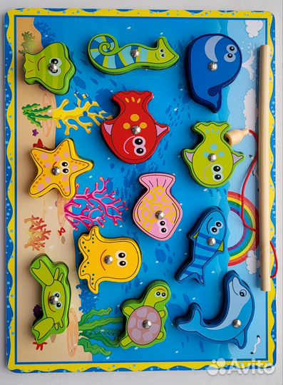 Игрушка магнитная рыбалка