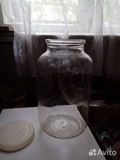 Стеклянные банки 0,45, 2х,3х литровые, 5 л банка