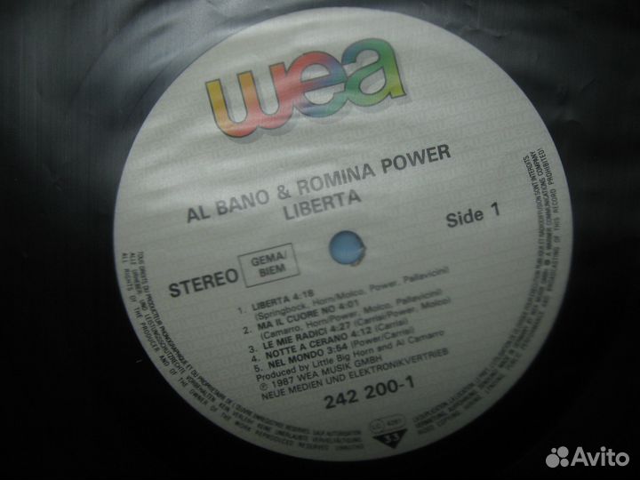 Пластинка Al Bano & Romina Power Liberta