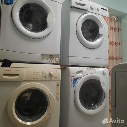 Стиральная машина, машины с гарантией 6 месяцев