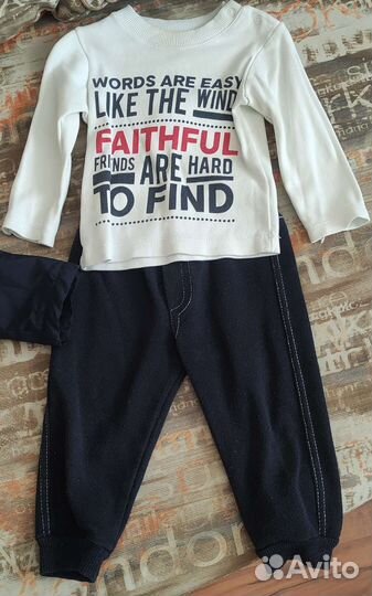Костюм тройка на мальчика 1-1,5 года