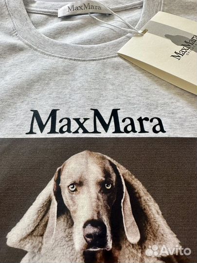 Футболка Max Mara с собакой