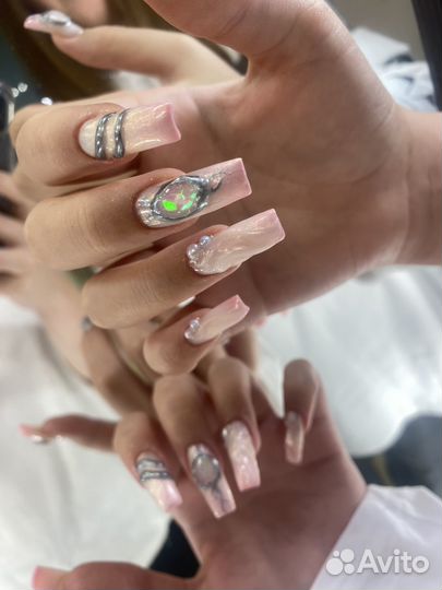 Маникюр/педикюр/наращивание ногтей. М Саларьево
