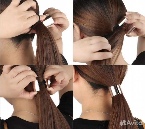 Резинка для волос в виде цепи