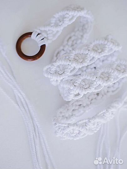 Ремень женский новый макраме