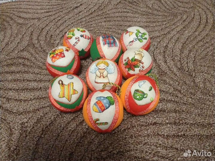 Елочные украшения шары