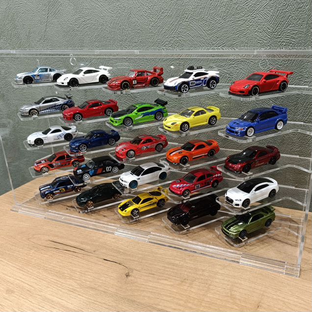 Полка стеллаж парковка для hot wheels и иных 1:64