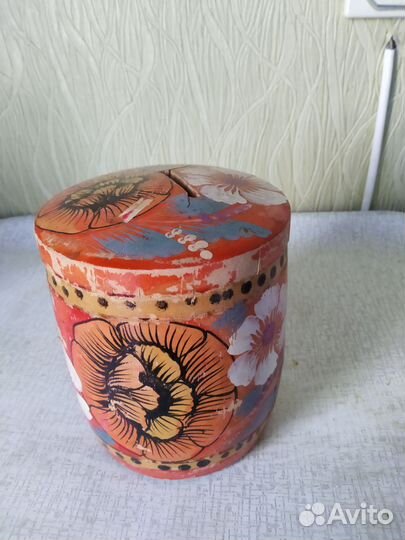 Копилка деревянная