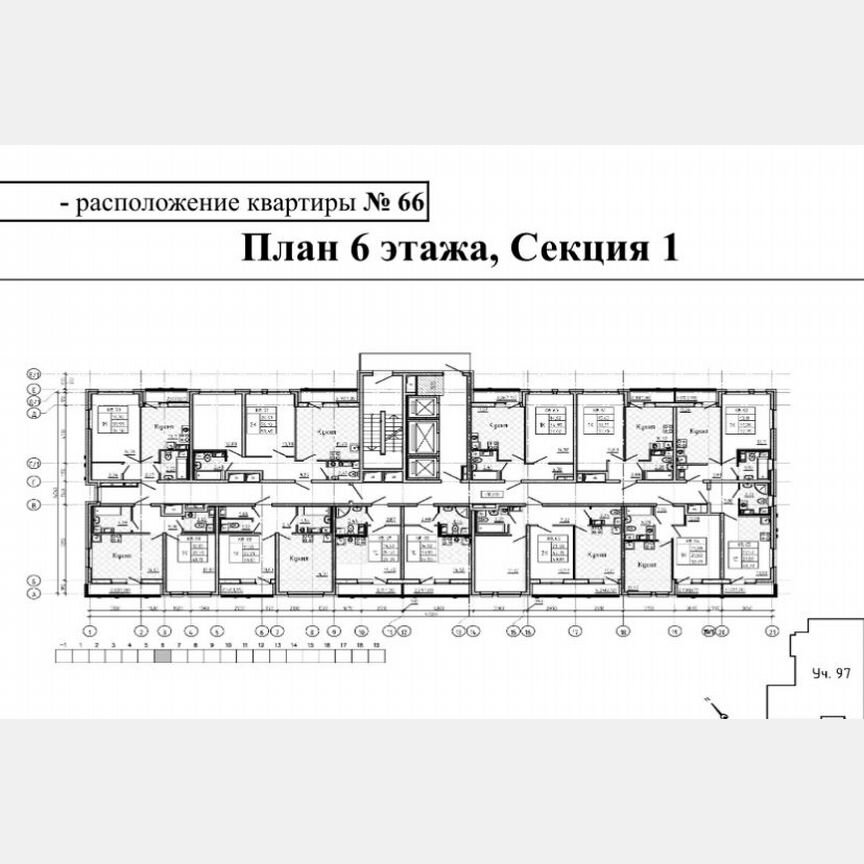 Квартира-студия, 22,6 м², 6/19 эт.