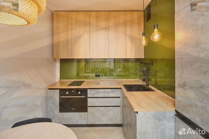 Изготовление кухни Угловая.Лофт гармоничная