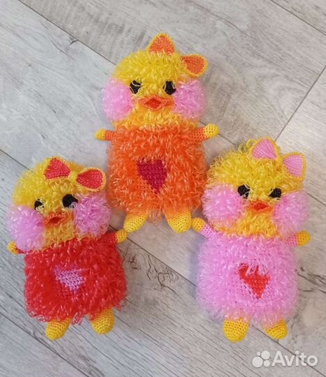 Уточка Лалафанфан (мочалка)