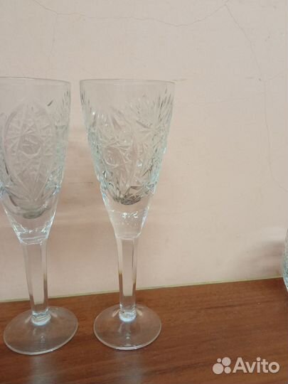 Хрустальные бокалы СССР