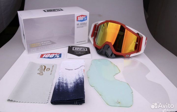Очки/маска для мотокросса/ эндуро 100