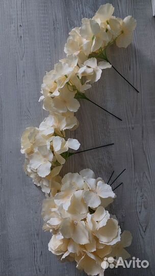 Искусственные цветы гортензии