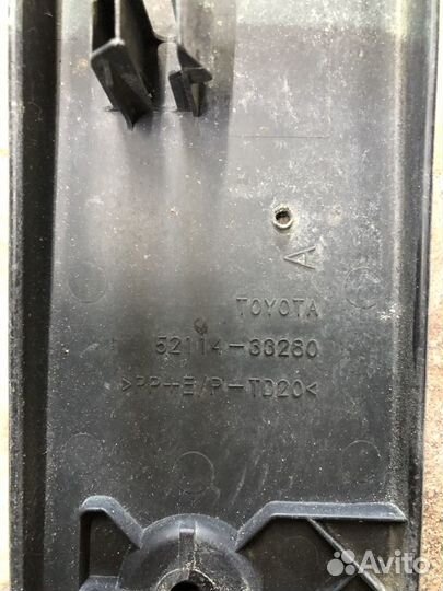 Рамка для крепления номера тойота камри 50