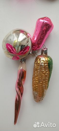 Елочные игрушки СССР