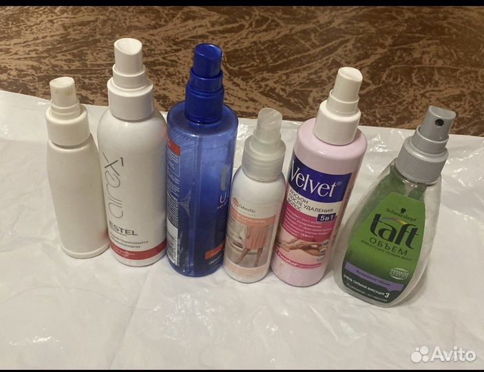 Флоконы пустые с помпой и с распылителем