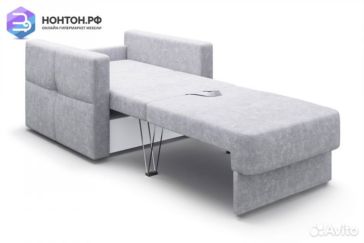 Кресло еврокнижка Вита серое